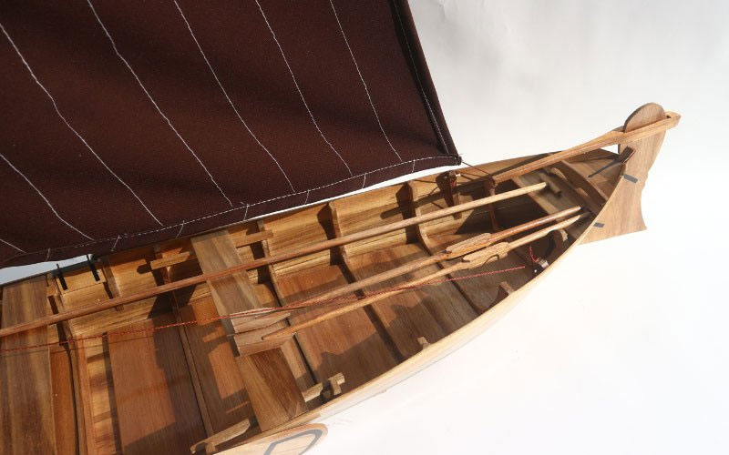 Traditional Fishing Boat Punters Model Handicraft 10 Traditional fishing boat Punters Model Handicraft