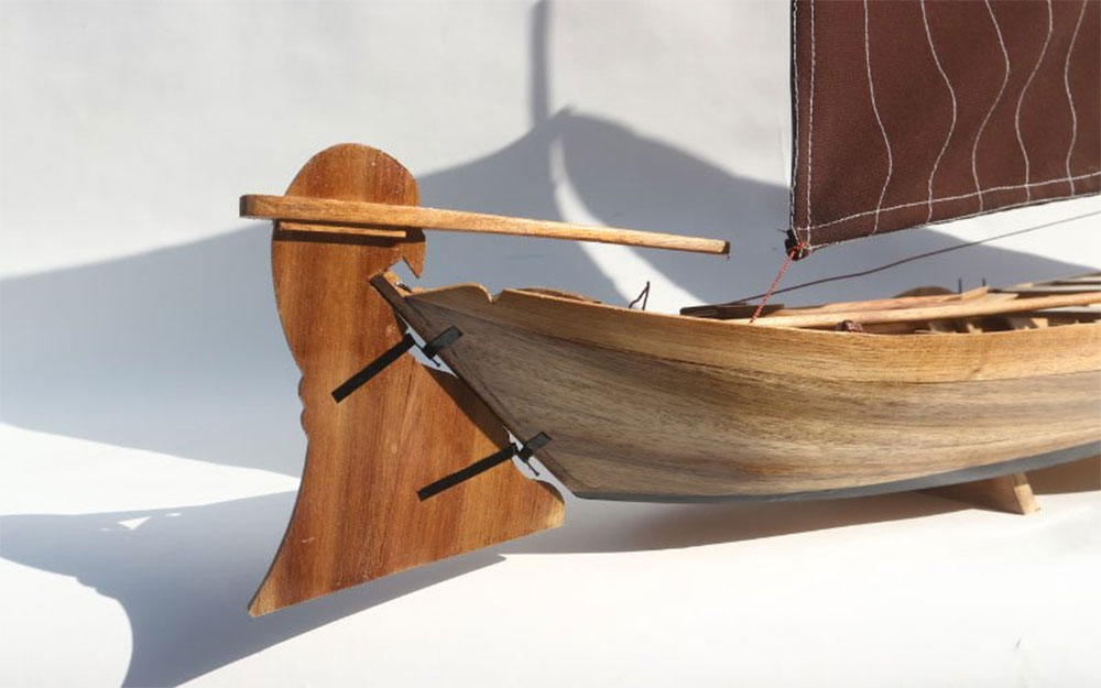 Traditional Fishing Boat Punters Model Handicraft 11 Traditional fishing boat Punters Model Handicraft