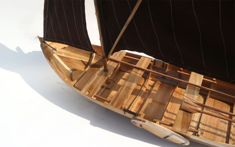 Traditional Fishing Boat Punters Model Handicraft 9 Traditional fishing boat Punters Model Handicraft