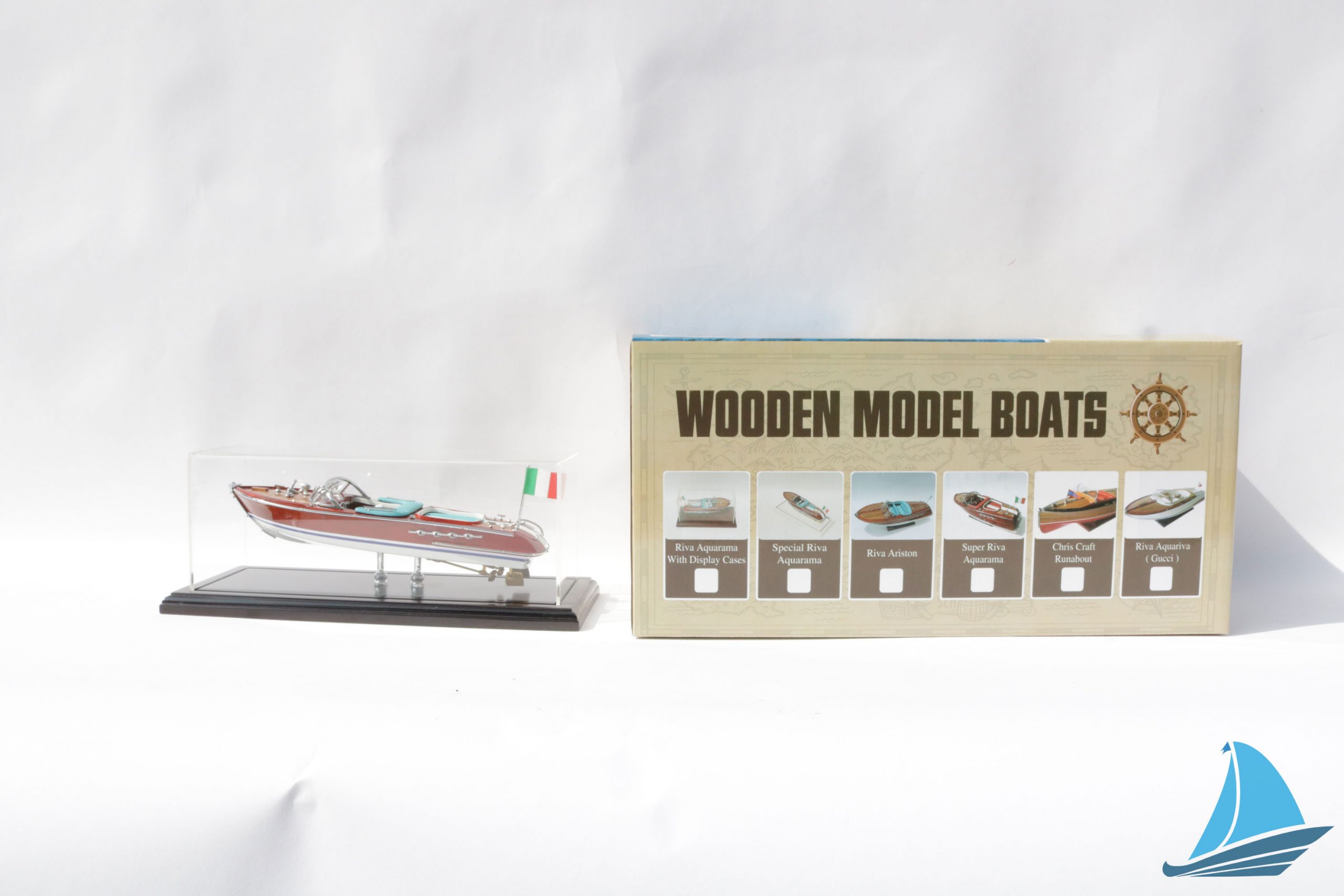 Display Case For Riva Aquarama Classic Boat Model