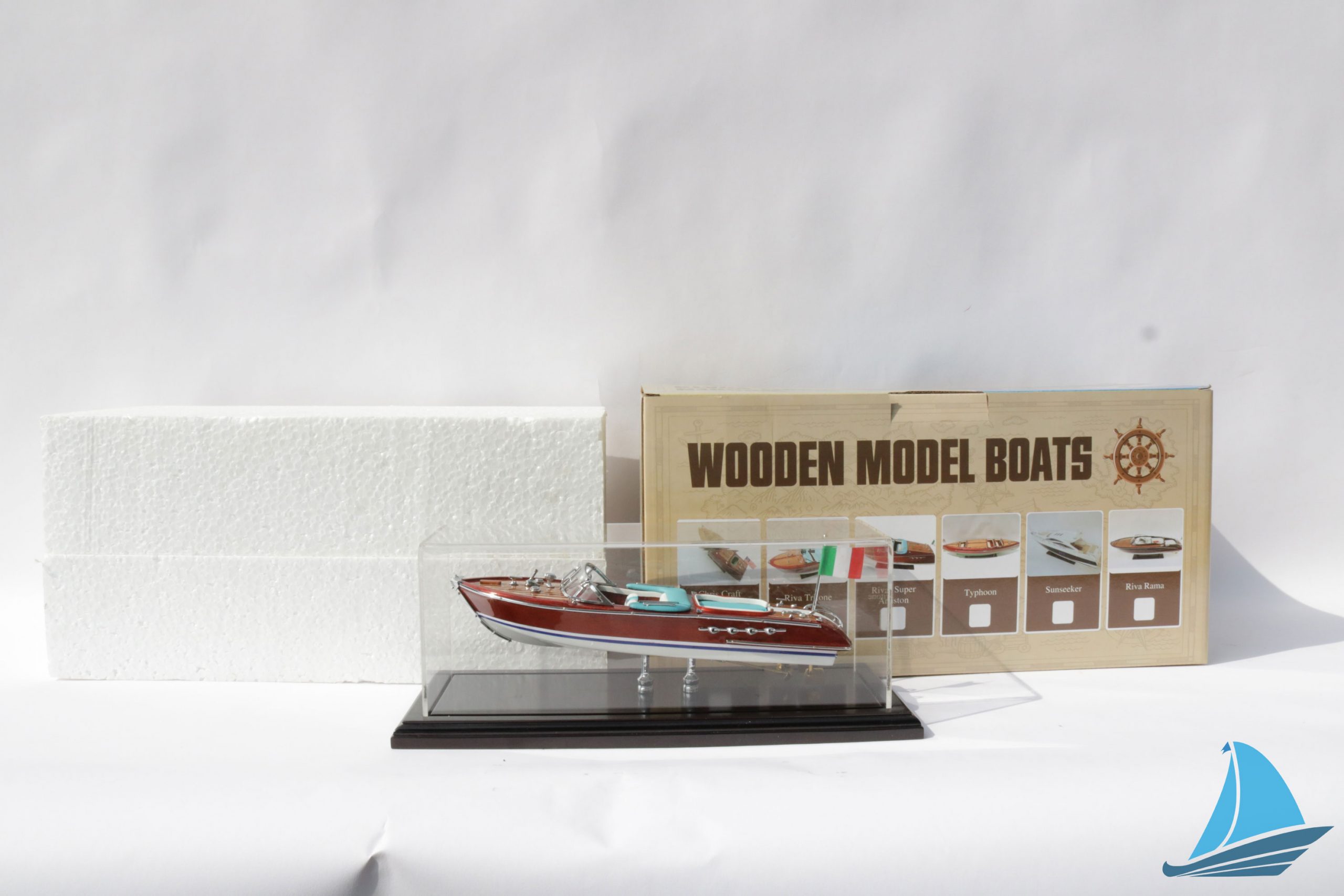 Display Case For Riva Aquarama Classic Boat Model 18 Display Case For Riva Aquarama Classic Boat Model
