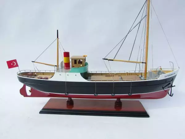 Fishing Boat La Toison D Or Tintin Model Lenght 60 (1)