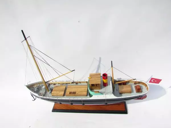 Fishing Boat La Toison D Or Tintin Model Lenght 60 (6)