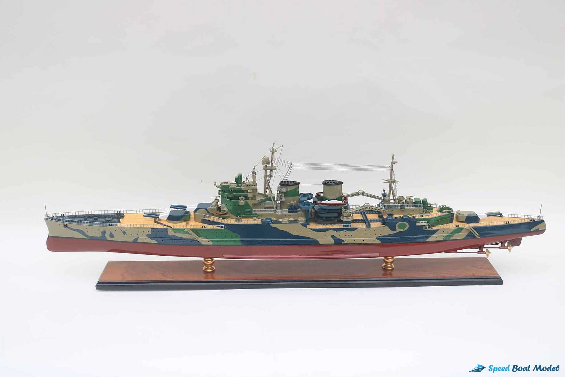 Hms Renown Warship Model 39.7" 14 Hms Renown Warship Model (13) Speed Boad Model