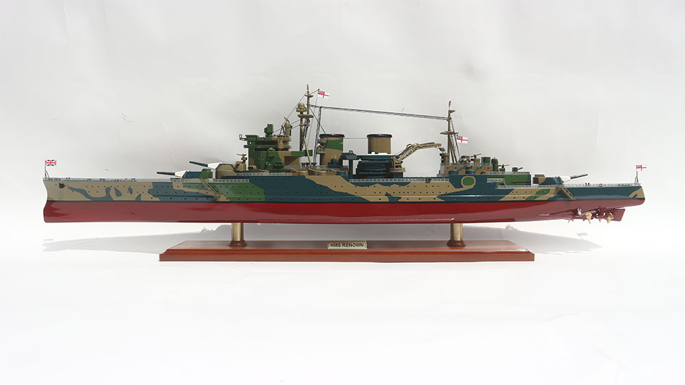 Hms Renown Warship Model Lenght 101