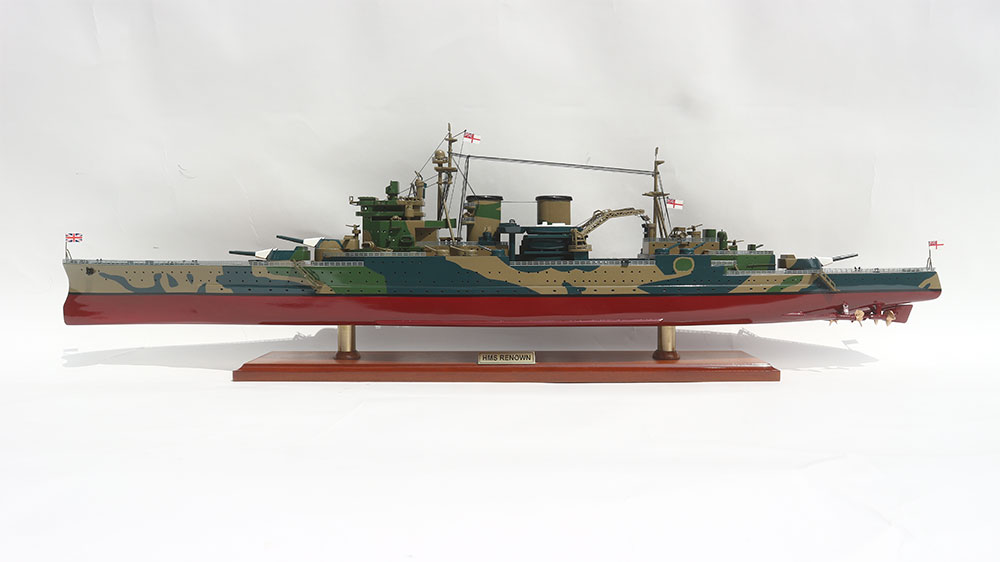 Hms Renown Warship Model Lenght 101 12 Hms Renown Warship Model