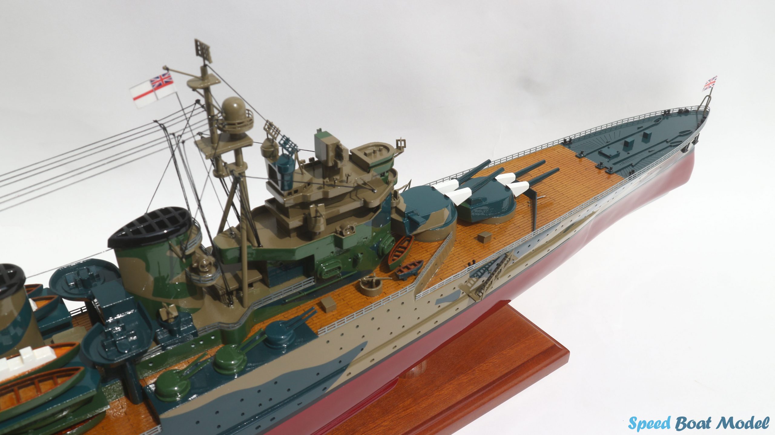 Hms Renown Warship Model 39.7"
