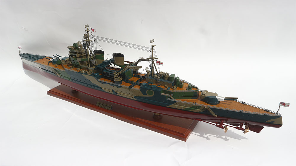 Hms Renown Warship Model Lenght 101 14 Hms Renown Warship Model