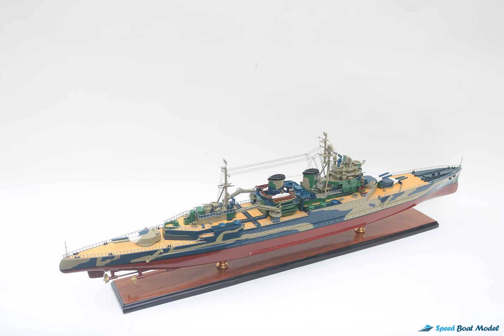 Hms Renown Warship Model (9) Speed Boad Model