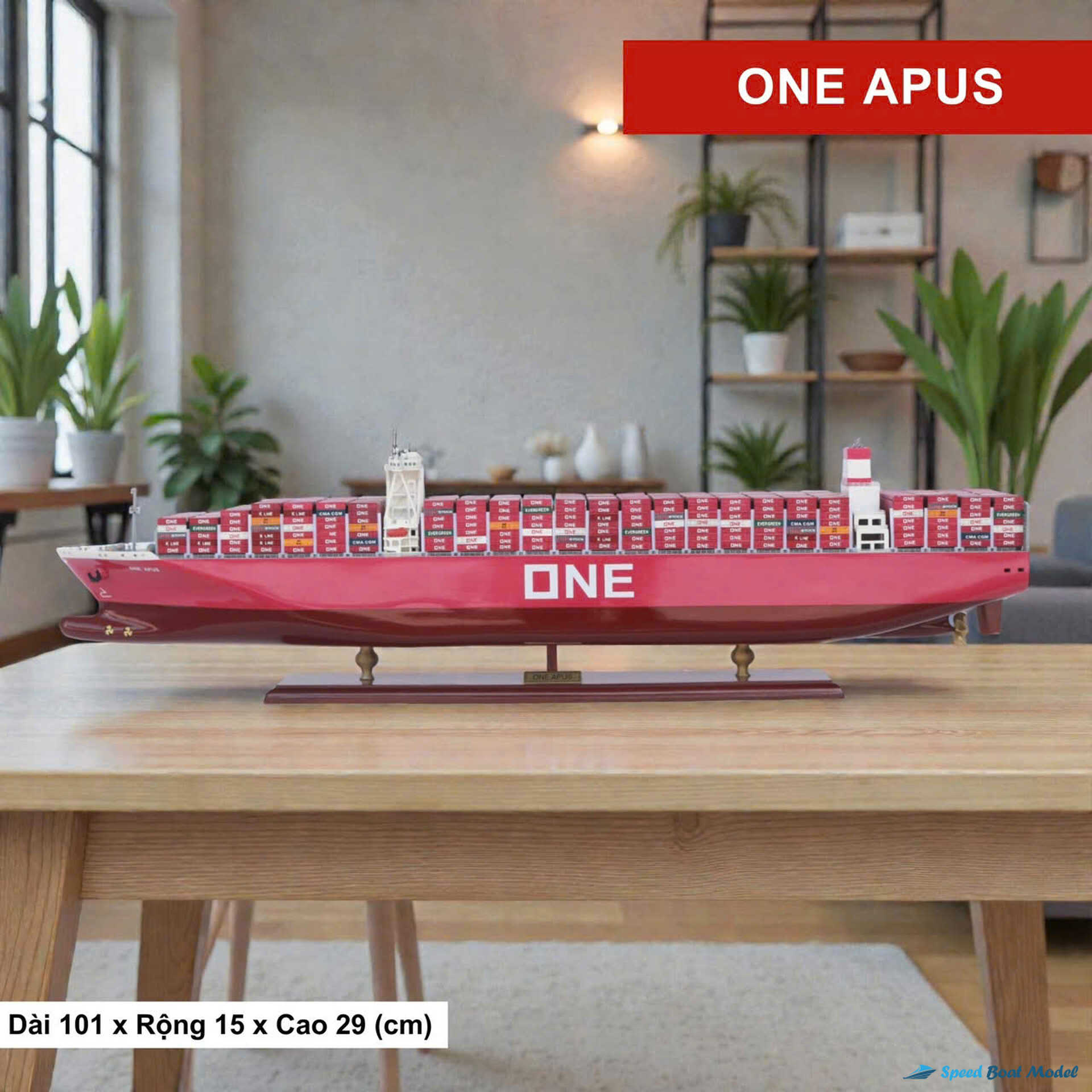 One Commercial Ship Model Speed Boad Model