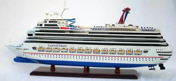 Ocean Liner Carnival Liberty Model