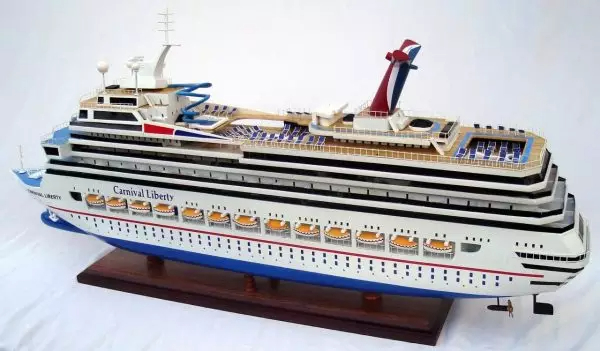 Ocean Liner Carnival Liberty Model