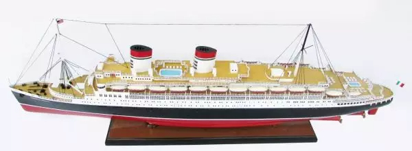 Ocean Liner Conte Di Savoia Ship Model