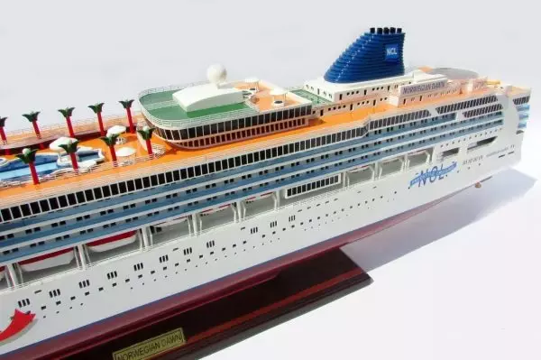 Ocean Liner Norwegian Dawn with Dolphin Artwork Model 12 Ocean Liner Norwegian Dawn With Dolphin Artwork Model (1)