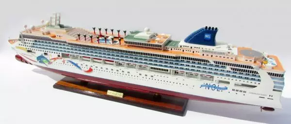 Ocean Liner Norwegian Dawn with Dolphin Artwork Model 11 Ocean Liner Norwegian Dawn With Dolphin Artwork Model (2)