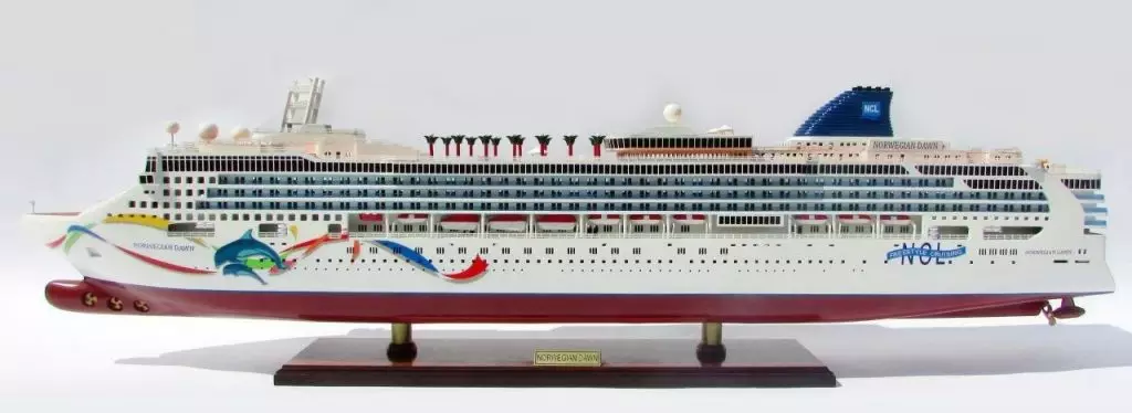 Ocean Liner Norwegian Dawn with Dolphin Artwork Model 15 Ocean Liner Norwegian Dawn With Dolphin Artwork Model (3)