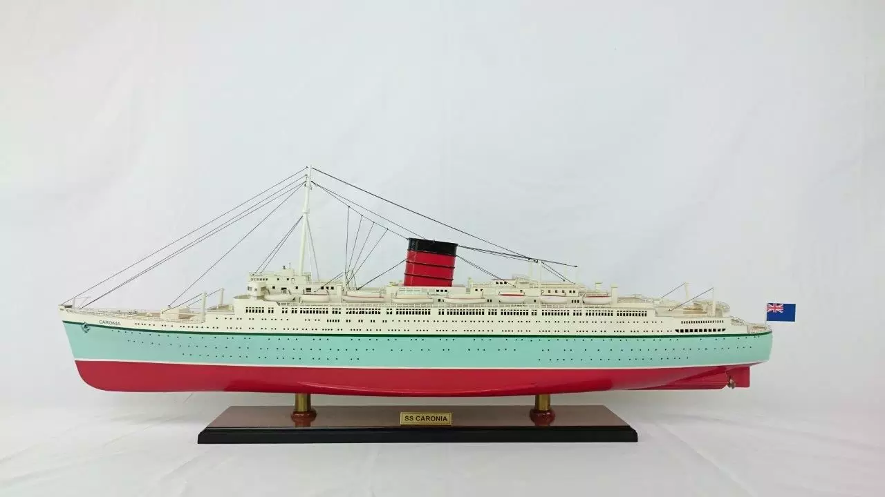 Ocean Liner RMS Caronia Model Lenght 89 15 Ocean Liner Rms Caronia Model (4)