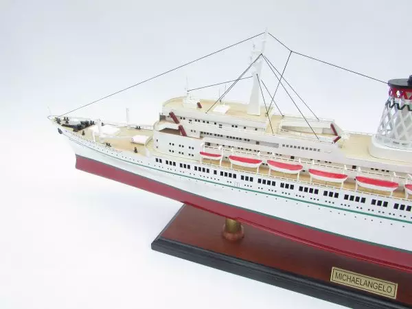 Ocean Liner SS Michelangelo Model Lenght 87 16 Ocean Liner Ss Michelangelo Model (2)