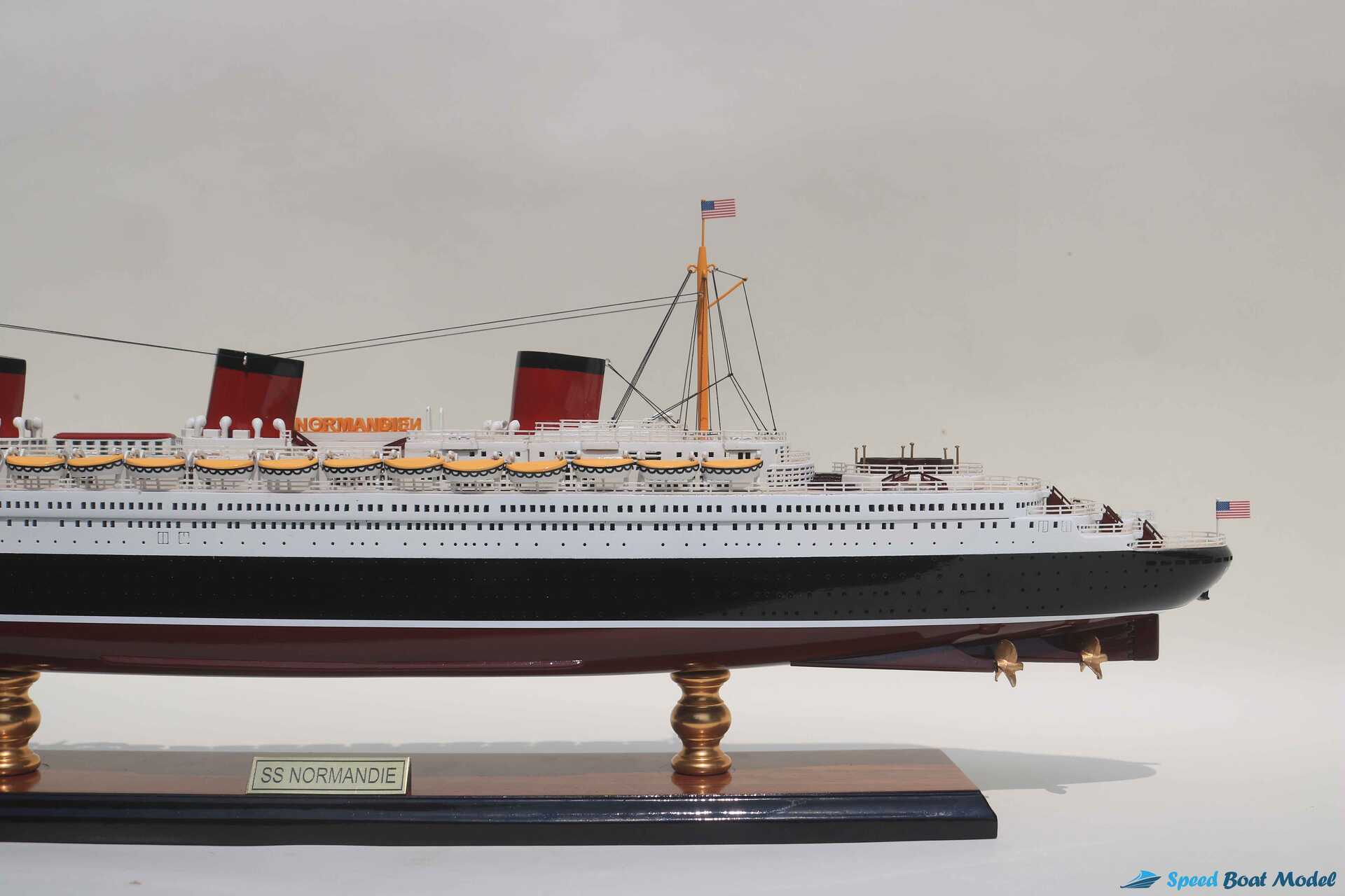 Ss Normandie Cruise Ship Model (10) Speed Boad Model Ss Normandie Cruise Ship Model (10) Speed Boad Model