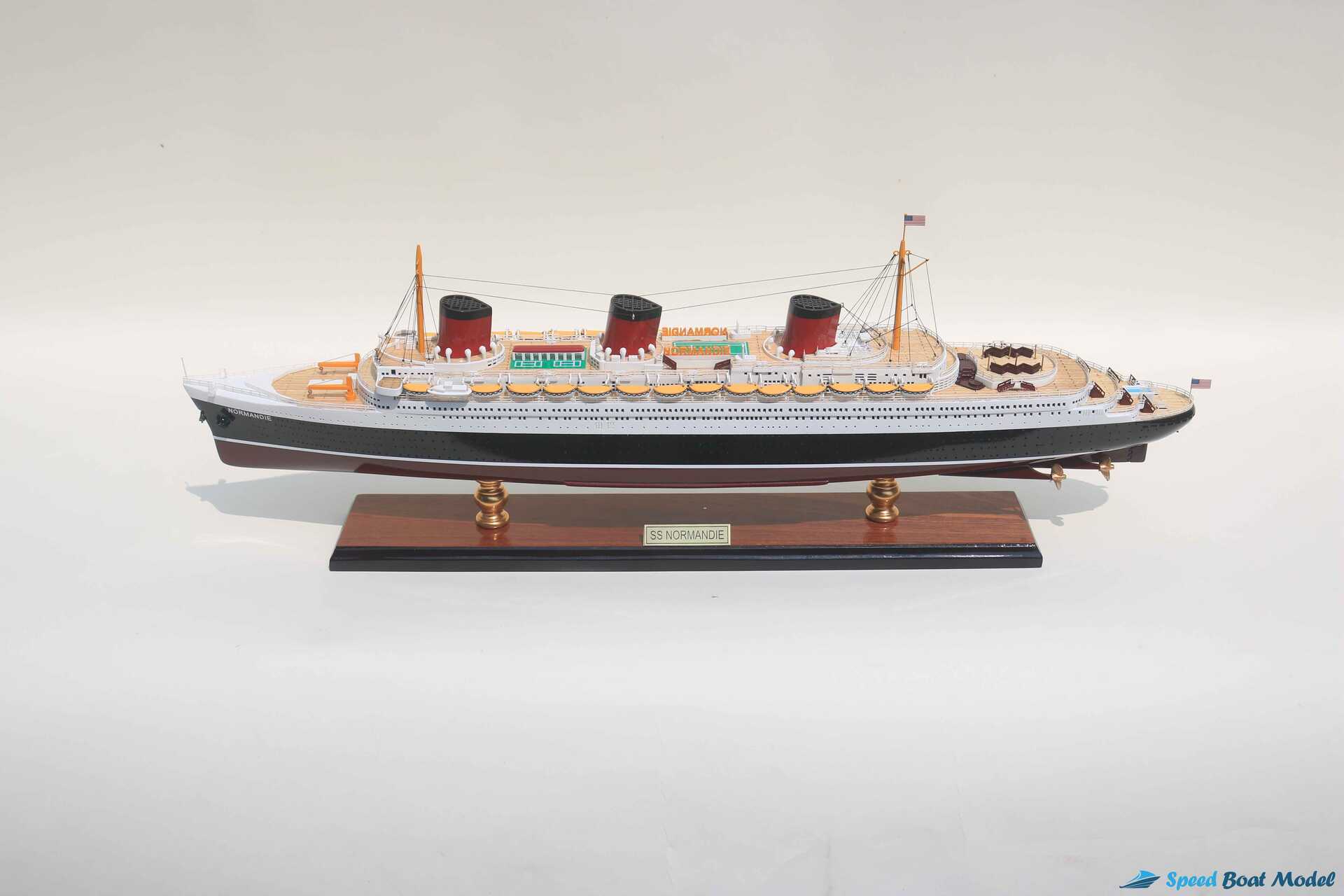 SS Normandie Cruise Ship Model 14 Ss Normandie Cruise Ship Model (14) Speed Boad Model