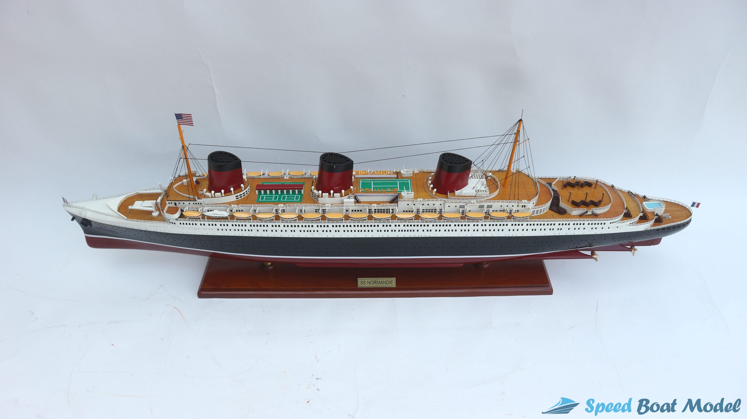 SS Normandie Cruise Ship Model