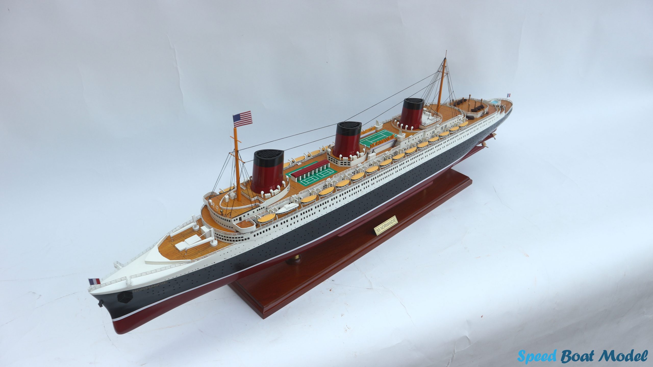 SS Normandie Cruise Ship Model