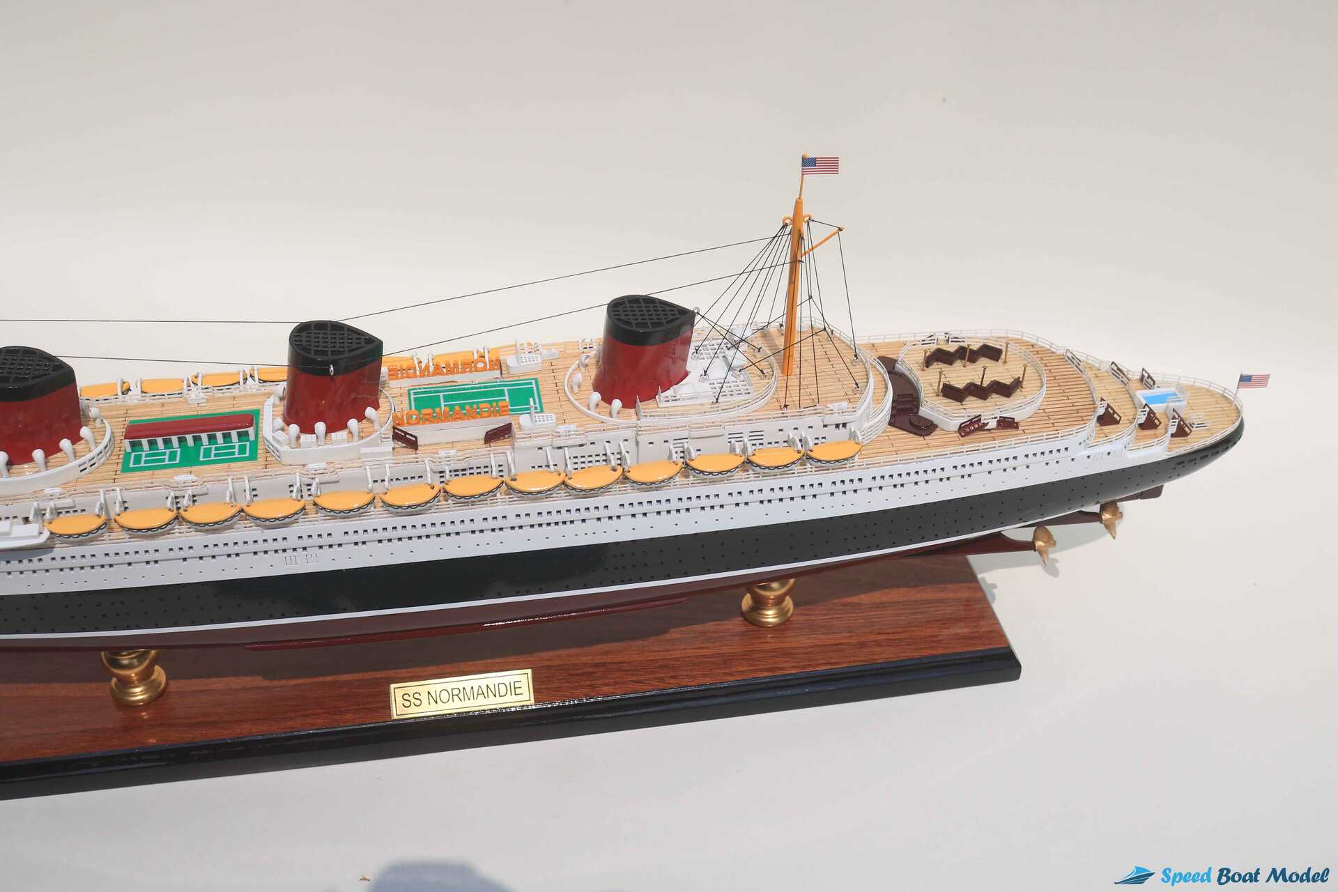 Ss Normandie Cruise Ship Model (9) Speed Boad Model Ss Normandie Cruise Ship Model (9) Speed Boad Model