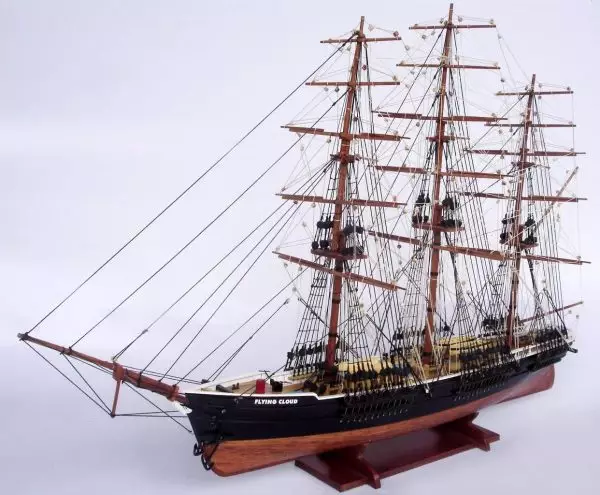 Tall Ship Flying Cloud Model Lenght 72/92 14 Tall Ship Flying Cloud Model (1)