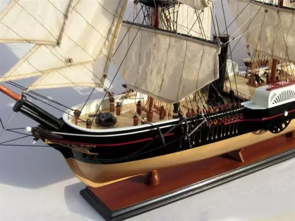 Tall Ship Uss Powhatan Model Lenght 80 11 Tall Ship Uss Powhatan Model (1)