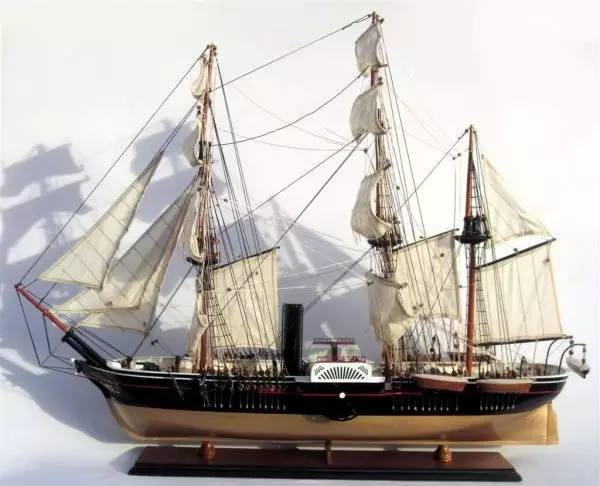Tall Ship Uss Powhatan Model (3)