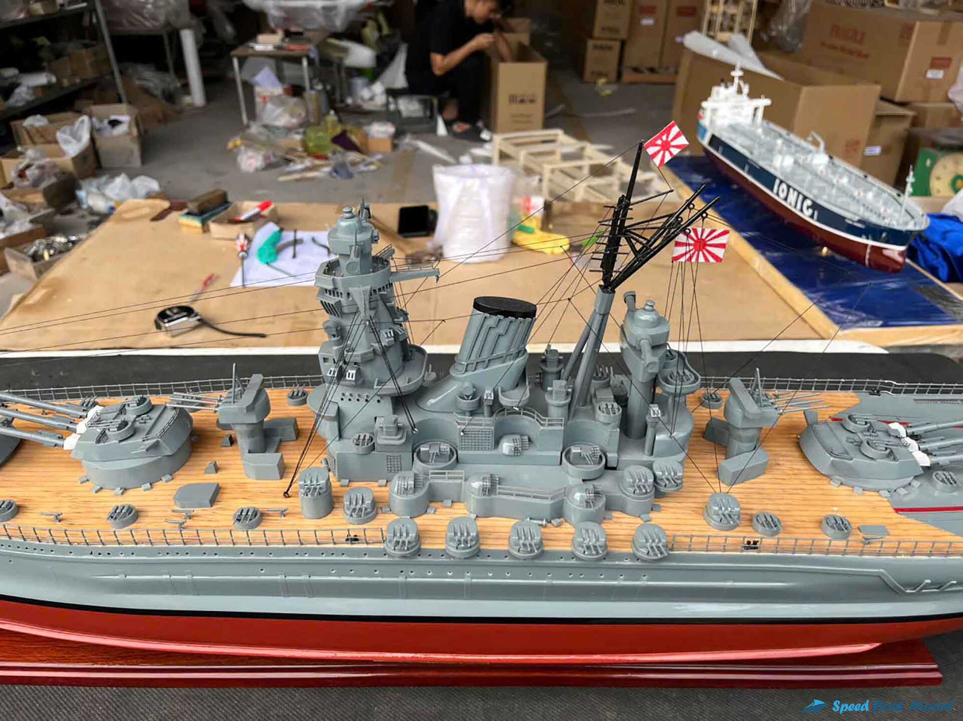 Yamato Japanese Battles Ship Model (14) Speed Boad Model Yamato Japanese Battles Ship Model (14) Speed Boad Model