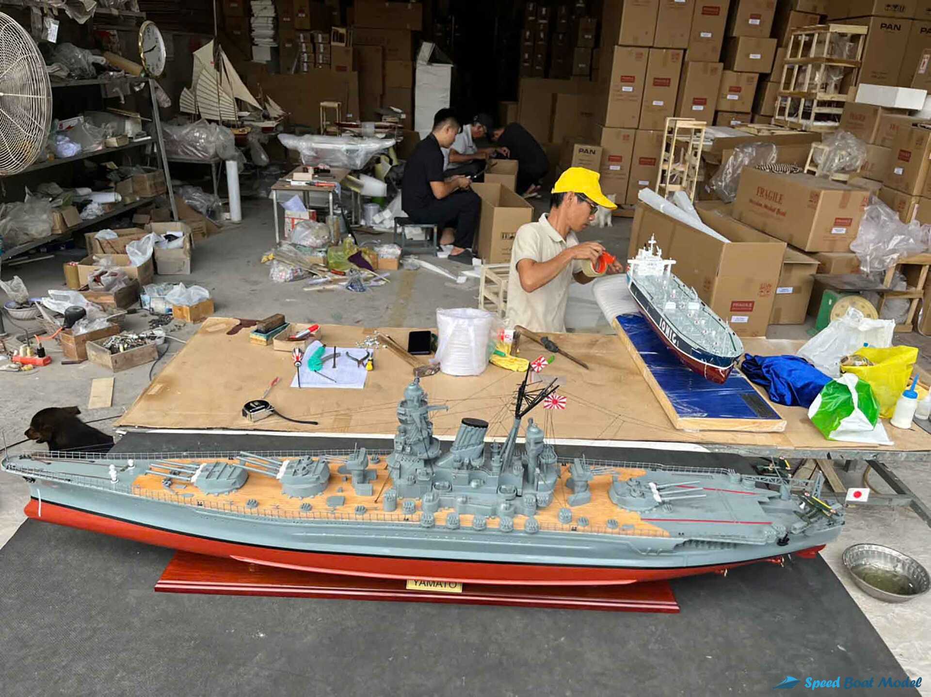 Yamato Japanese Battles Ship Model (4) Speed Boad Model Yamato Japanese Battles Ship Model (4) Speed Boad Model