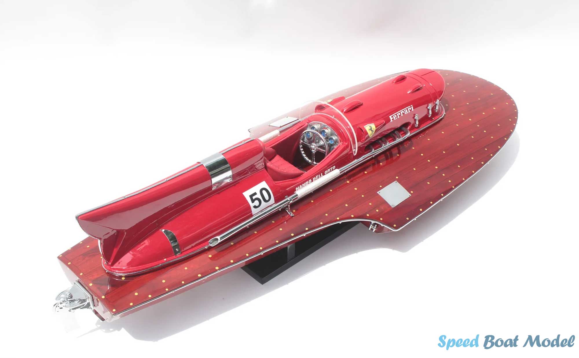 Ferrari Hydroplane 1953 Speed Boat Model