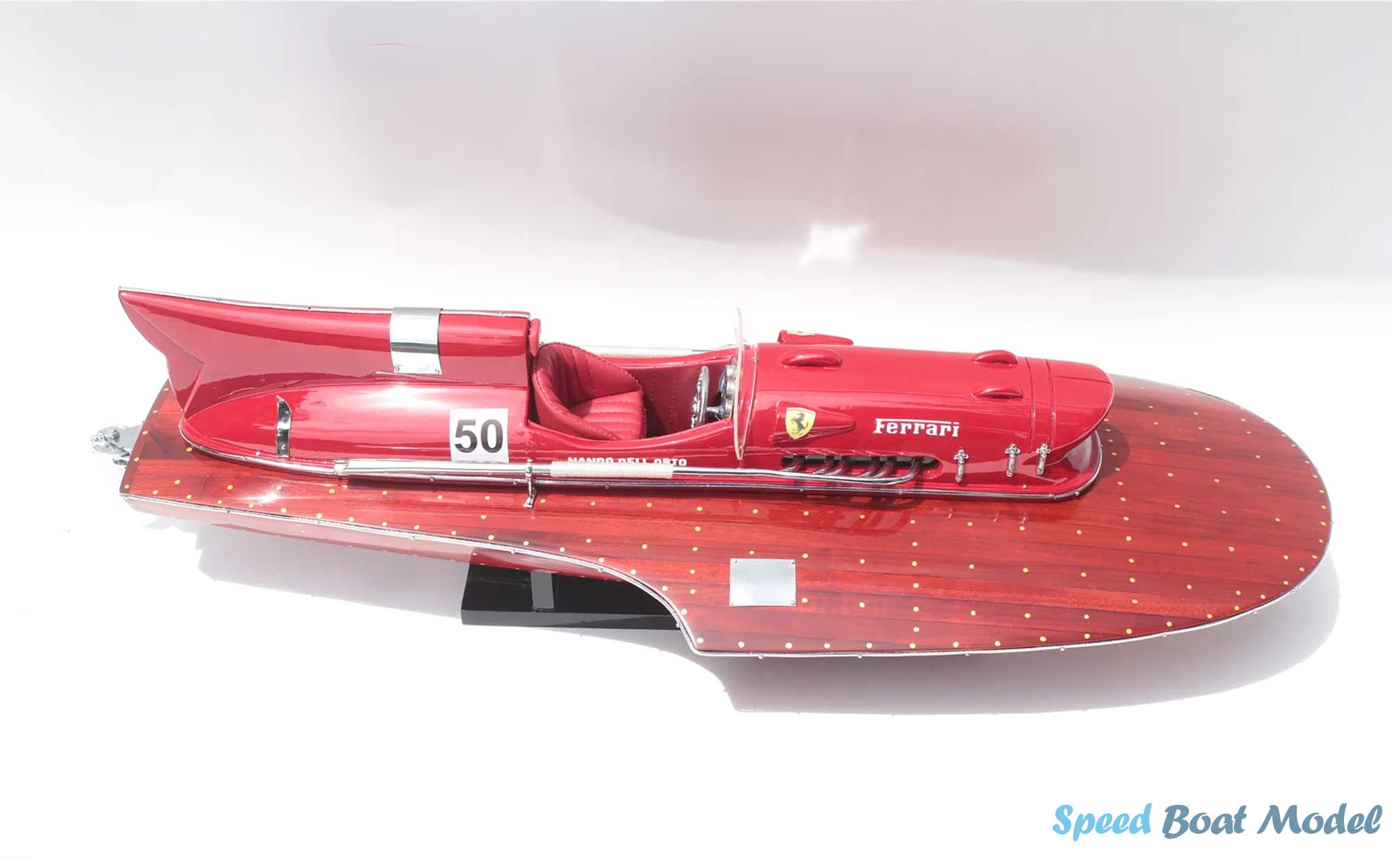 Ferrari Hydroplane 1953 Speed Boat Model