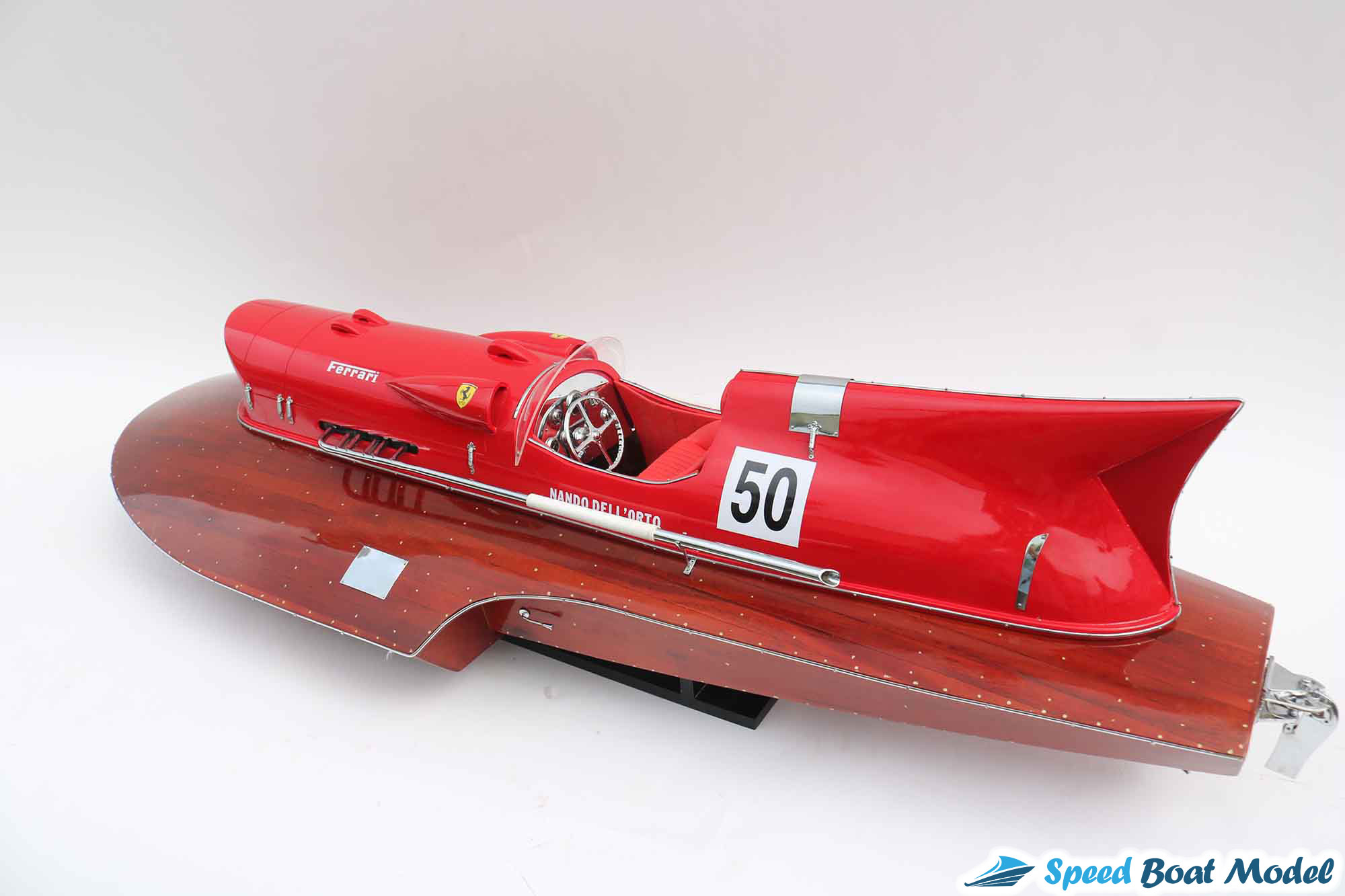 Ferrari Hydroplane 1954 Speed Boat Model (1) Speed Boad Model
