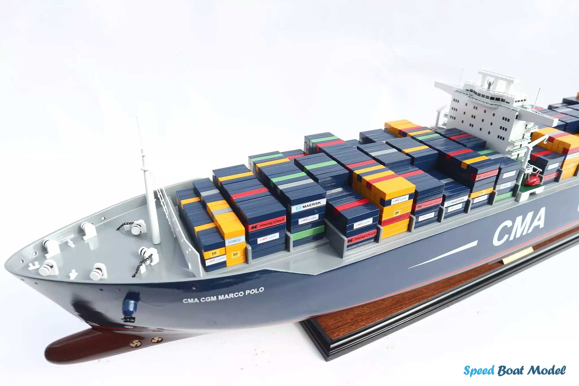 Cma Cgm Marco Polo Commercial Ship Model (3)