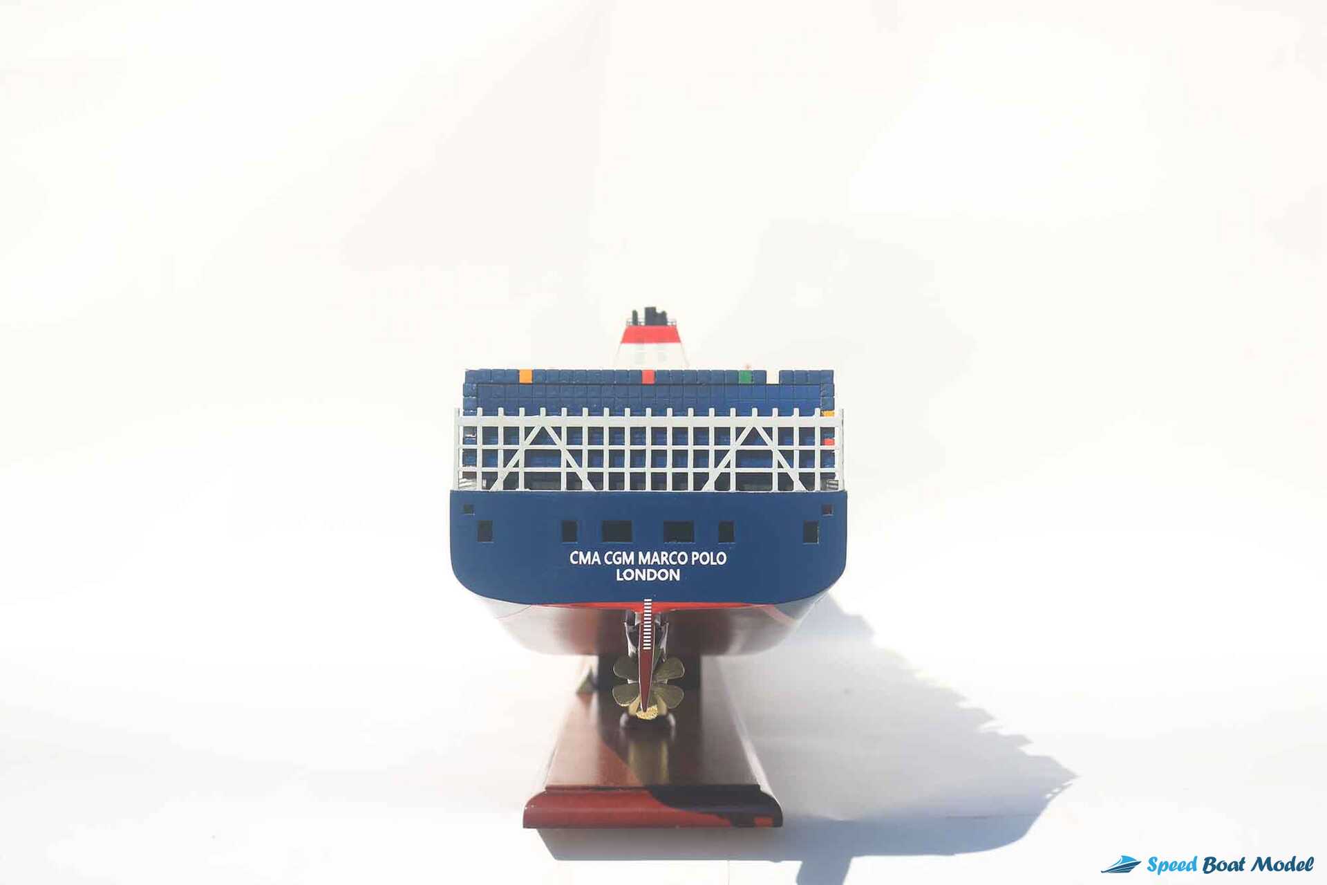 Cma Cgm Marco Polo Commercial Ship Model (6) Speed Boad Model Cma Cgm Marco Polo Commercial Ship Model (6) Speed Boad Model