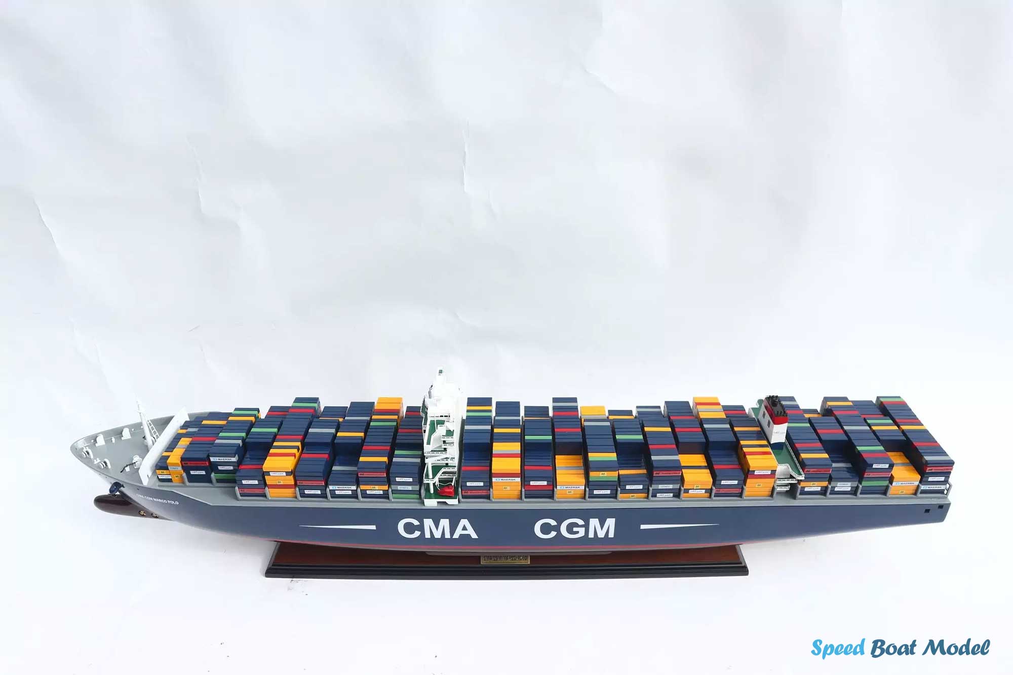 Cma Cgm Marco Polo Commercial Ship Model (6)