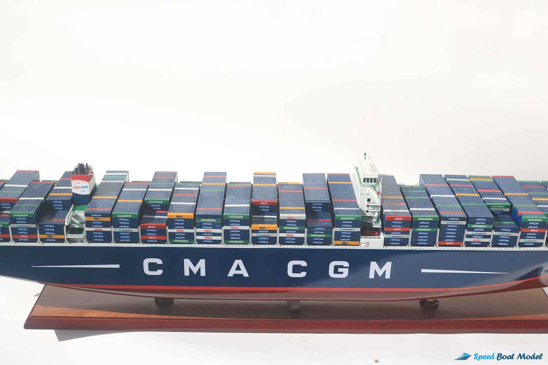 Cma Cgm Marco Polo Commercial Ship Model (8) Speed Boad Model Cma Cgm Marco Polo Commercial Ship Model (8) Speed Boad Model