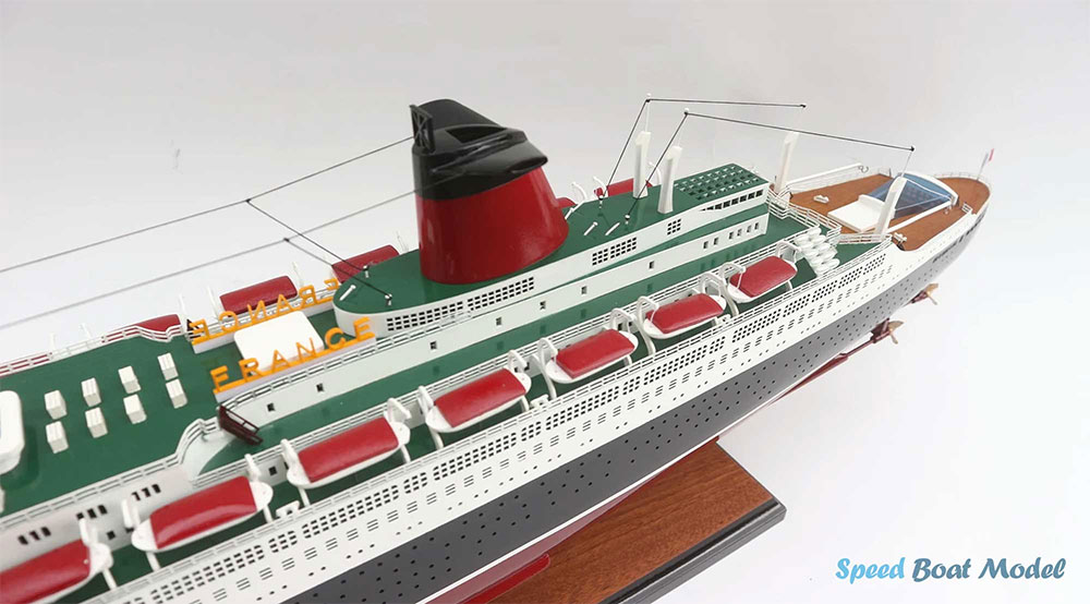 SS France Cruise Ship Model 40" 16 Ss France Cruise Ship Model 40
