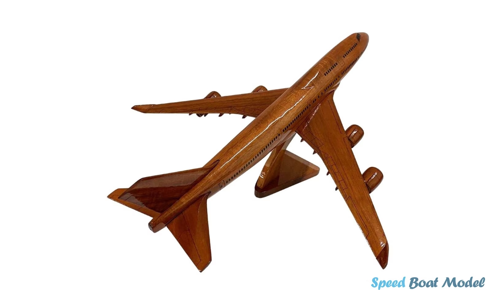 Airbus 380 Wooden Airplane Model 18