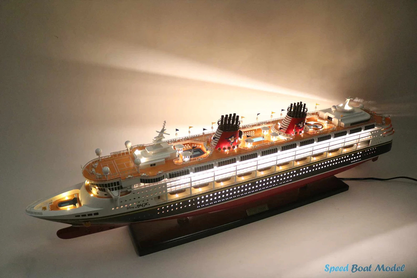 Disney Magic With Light Cruises Ship Model 40.5