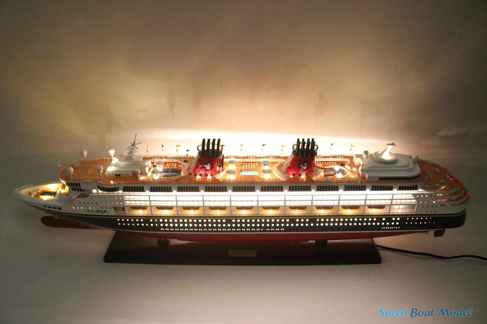 Disney Magic With Light Cruises Ship Model 40.5"