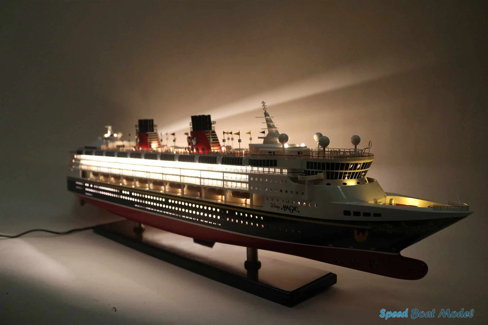 Disney Magic With Light Cruises Ship Model 40.5"
