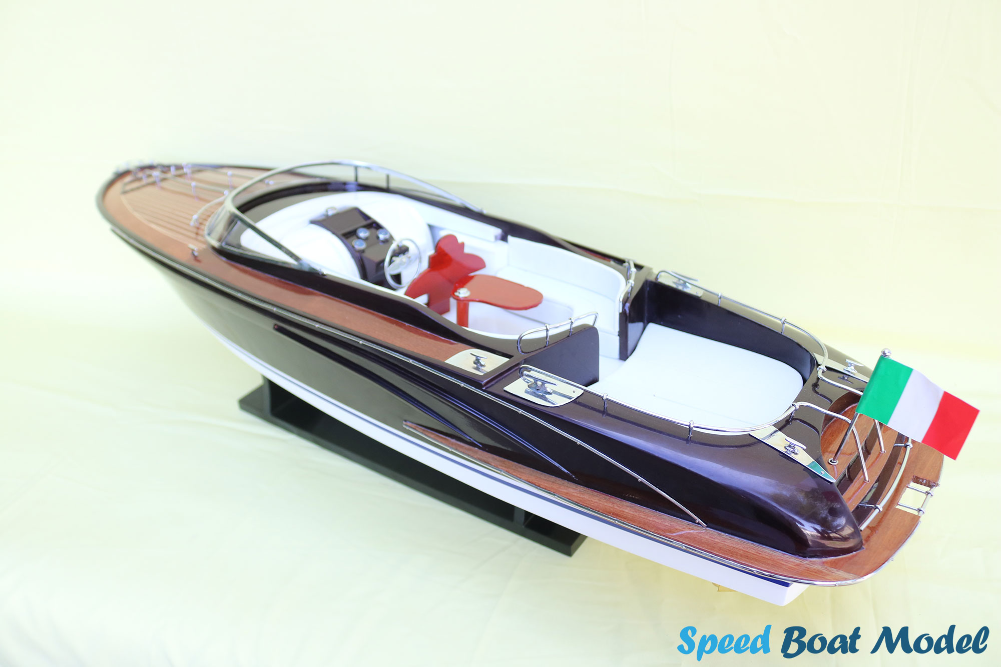 Riva Rivarama 44 Purple Painted Speed Boat Model 35.4" - Riva Rama 44