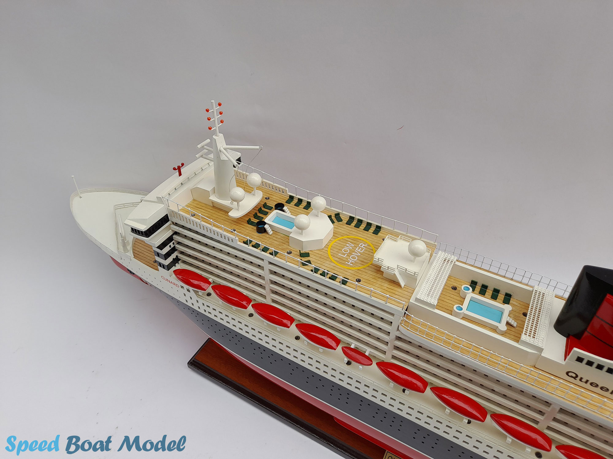 Rms Queen Mary Cruise Liner Model 39.3" 11 Rms Queen Mary Cruise Liner Model 39.3