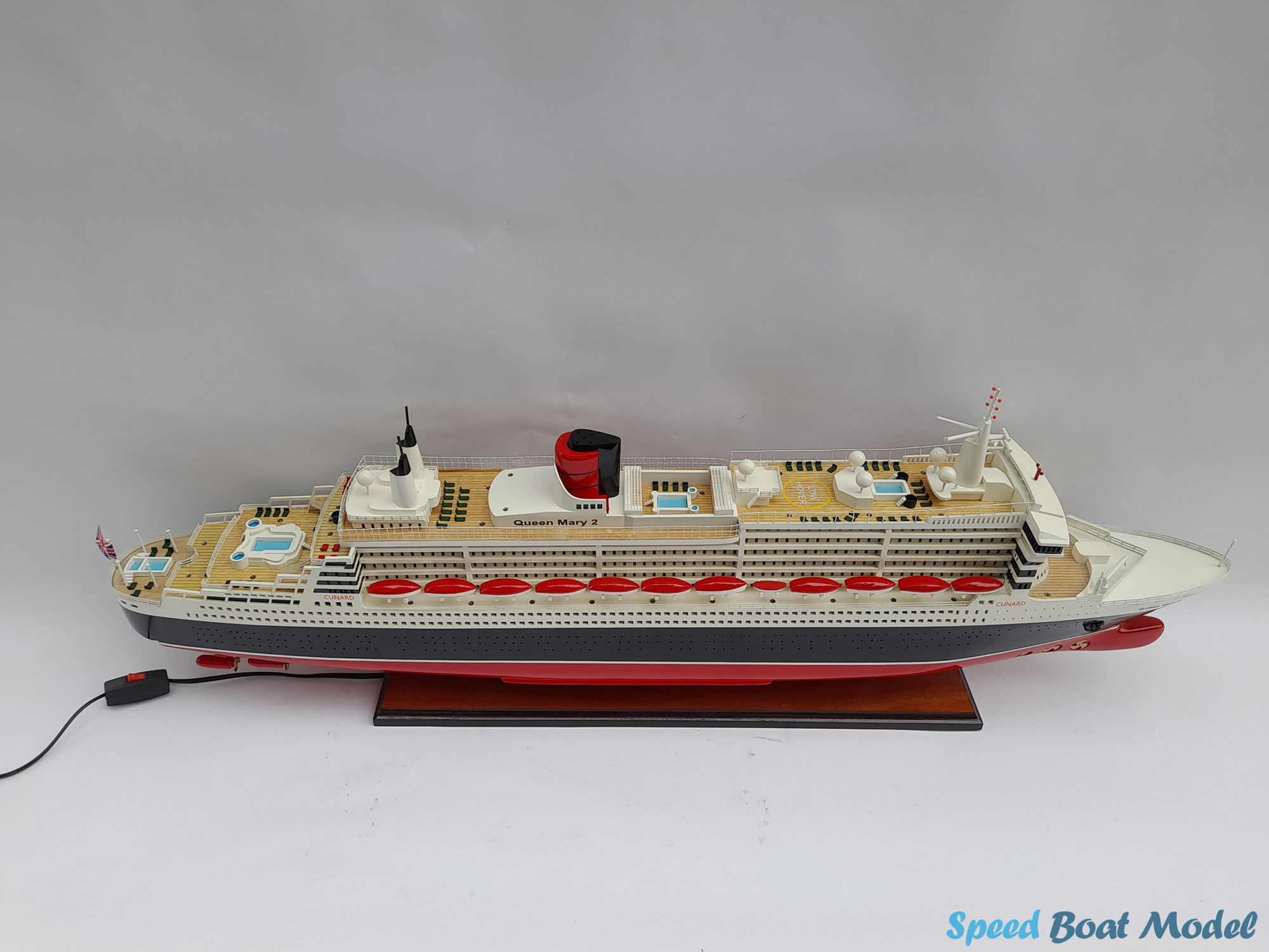 Rms Queen Mary Cruise Liner Model 39.3" 12 Rms Queen Mary Cruise Liner Model 39.3