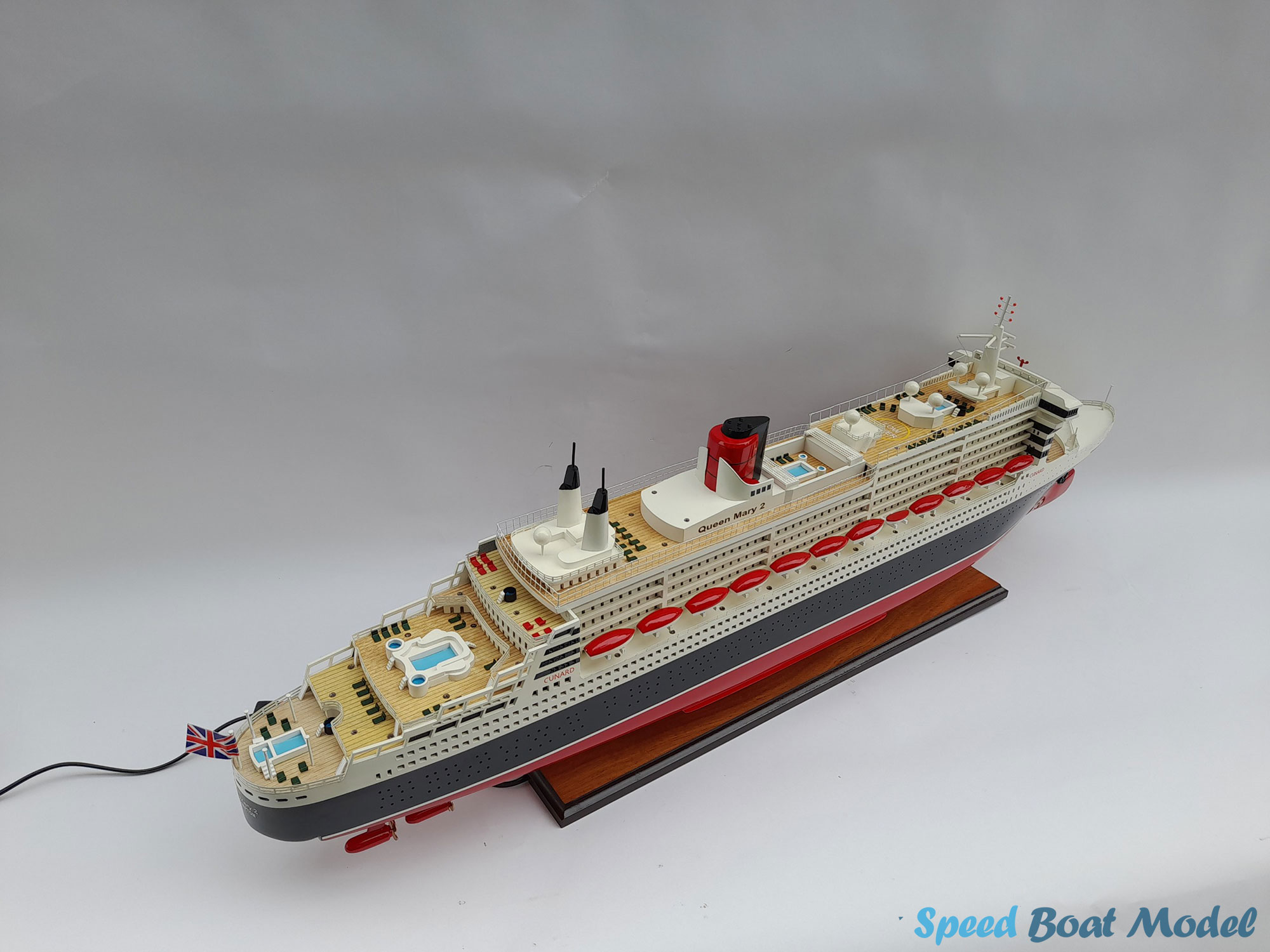 Rms Queen Mary Cruise Liner Model 39.3" 13 Rms Queen Mary Cruise Liner Model 39.3