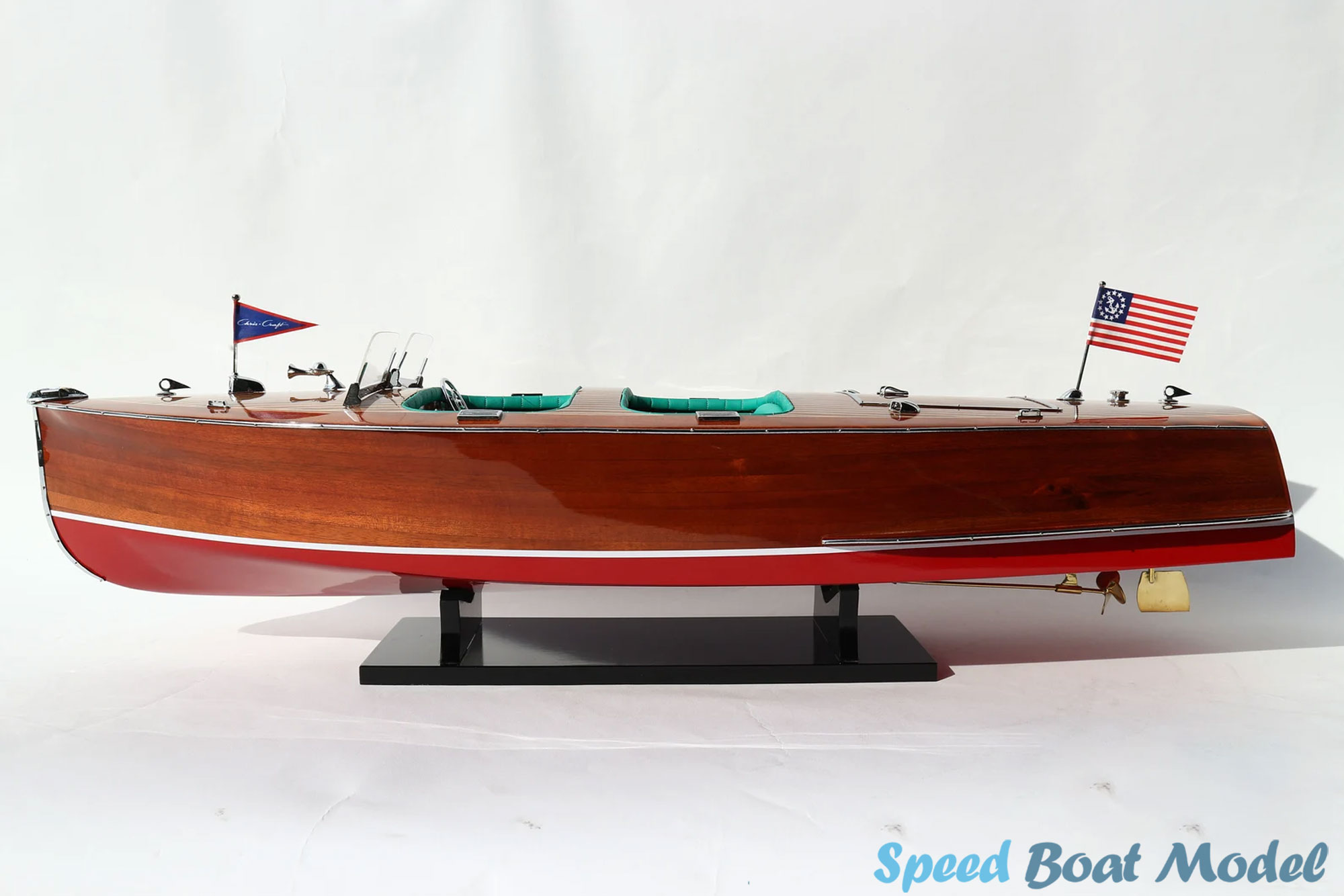 Chris Craft Barrel Back Speed Boat Model 32.6"