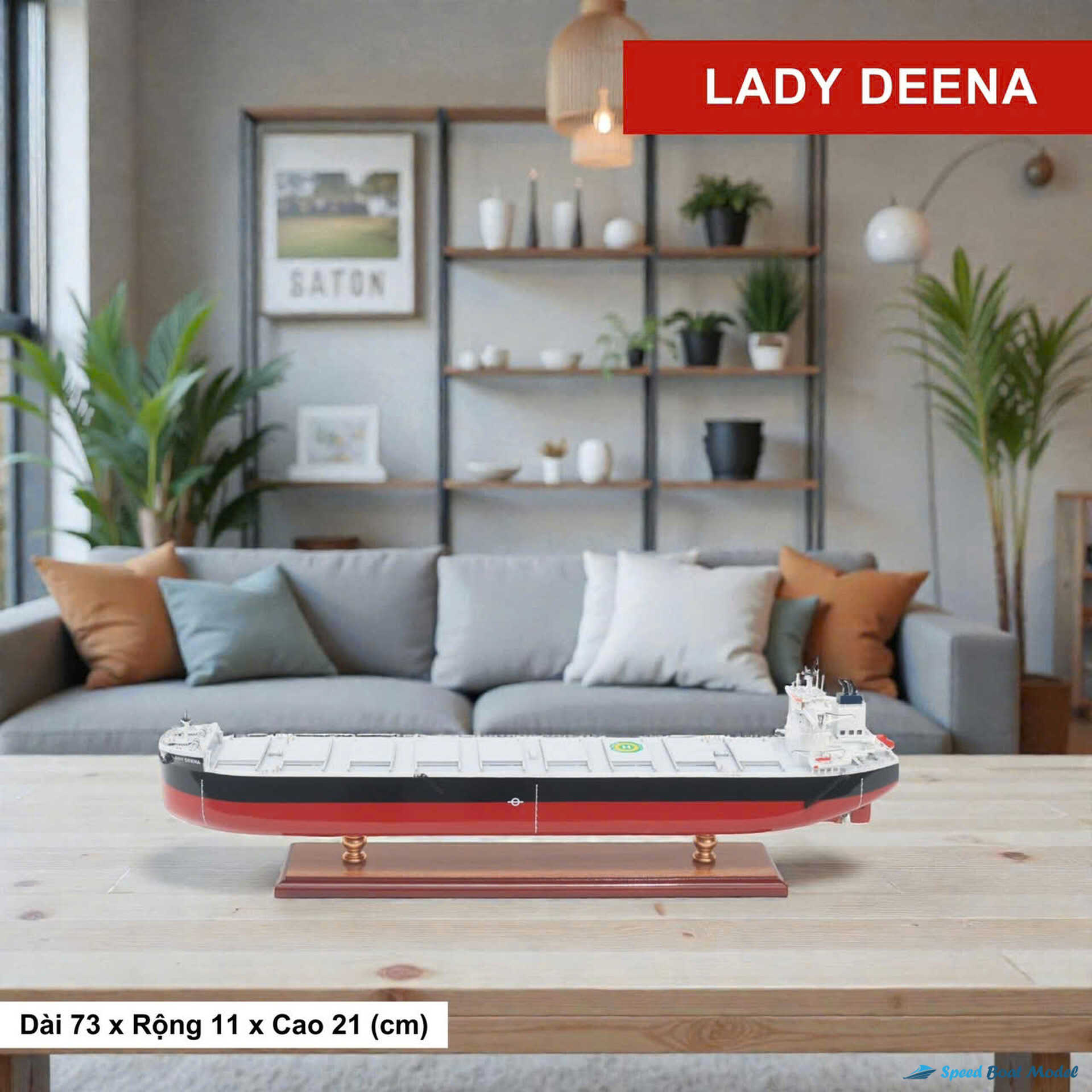 Lady Deena Bulk Carrier Ship Model Speed Boad Model
